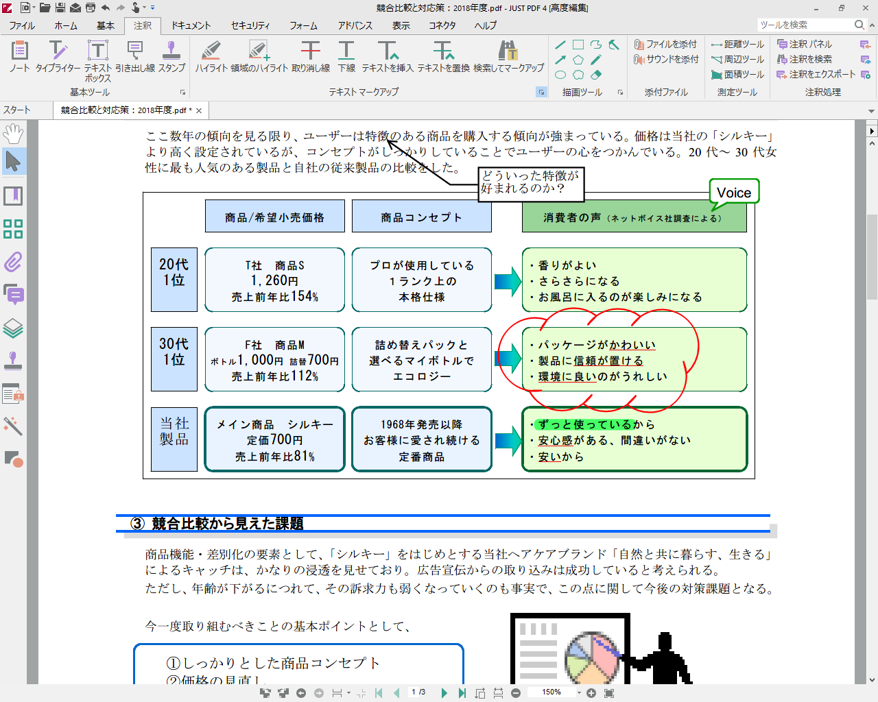 枠サイズの変更やフォントサイズ・色の変更なども可能