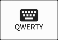 QWERTY入力パネル切替キー